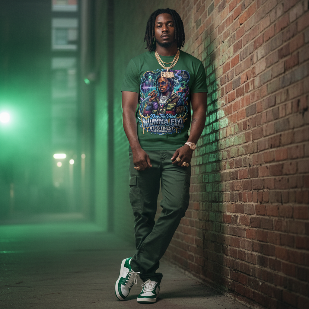 Gunna Fan Dark Green