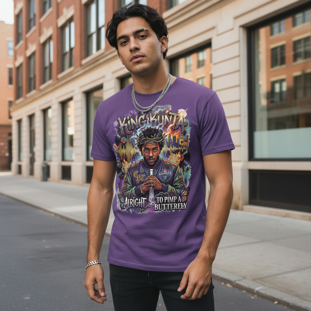 King Kunta Lilac Balanced Scene