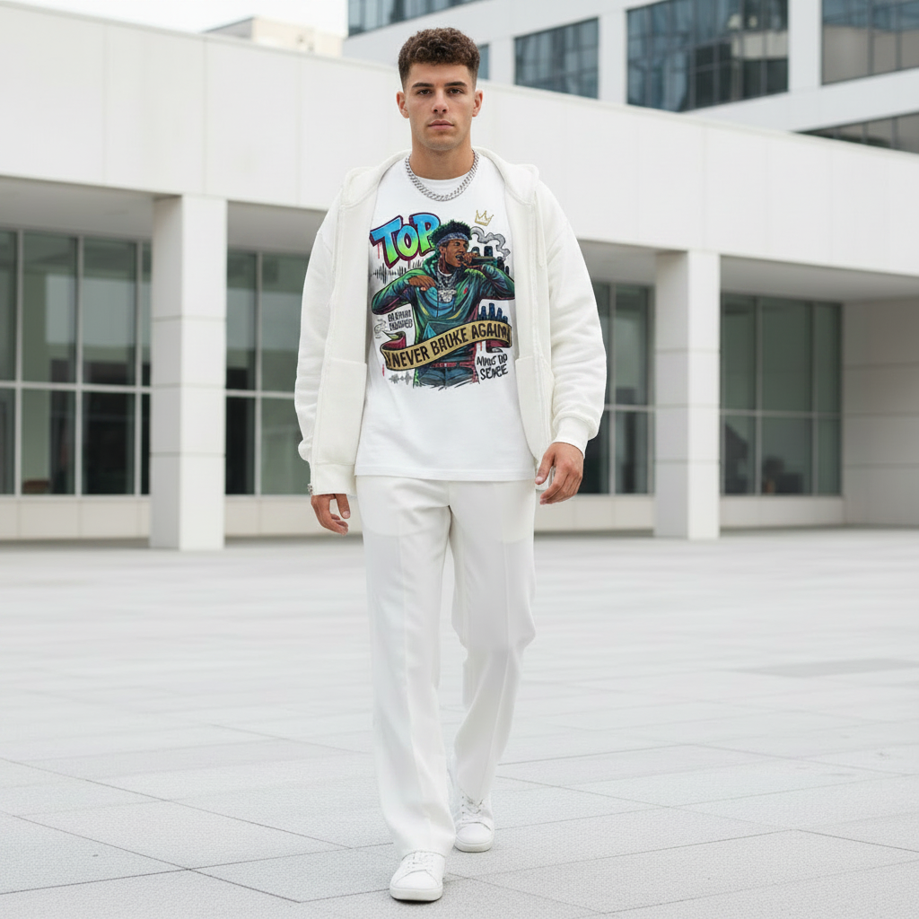 TOP White Hoodie